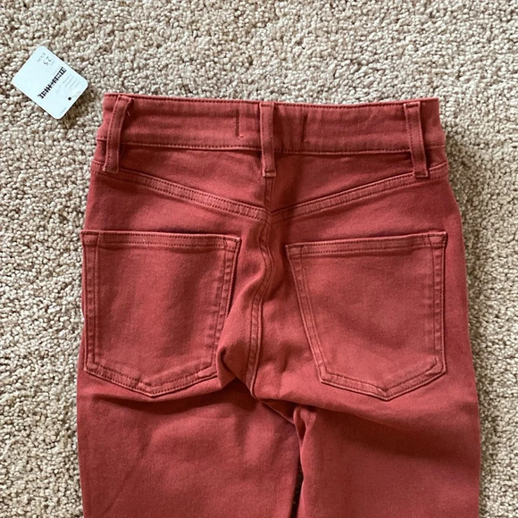 Free People High Rise Red Skinny Jeans - Picture 9 of 9